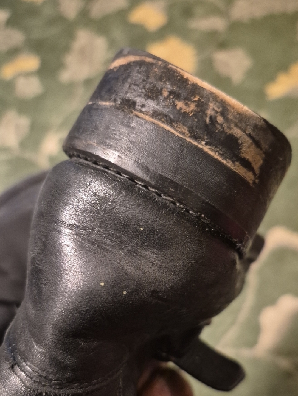 Diesel Black Leather Pull-On Engineer Boots - Picture 7 of 12